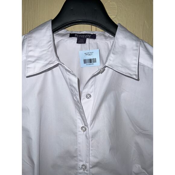Roaman's White Button-Up Shirt - Picture 2 of 9